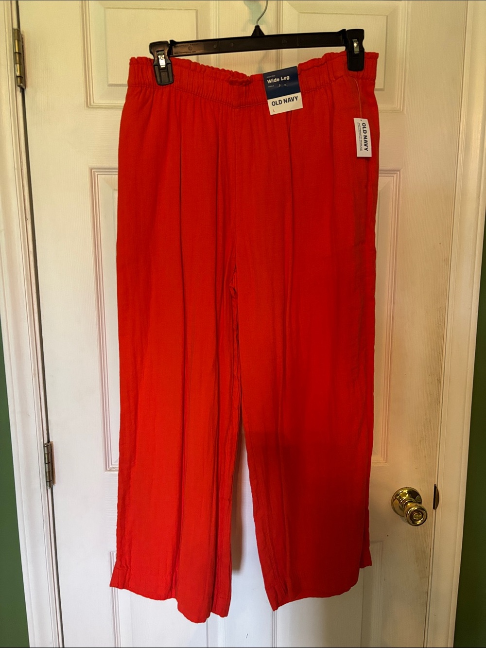 Old Navy Bright Red Wide-Leg Pants